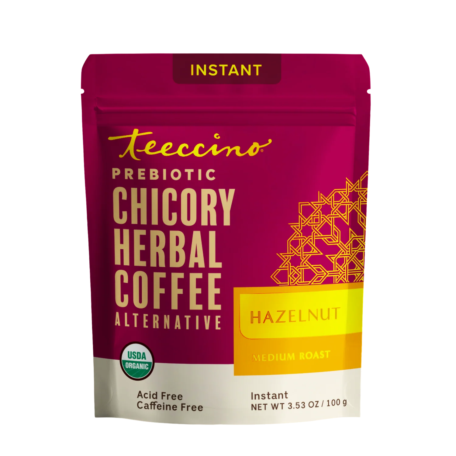 Instant Hazelnut Herbal Coffee